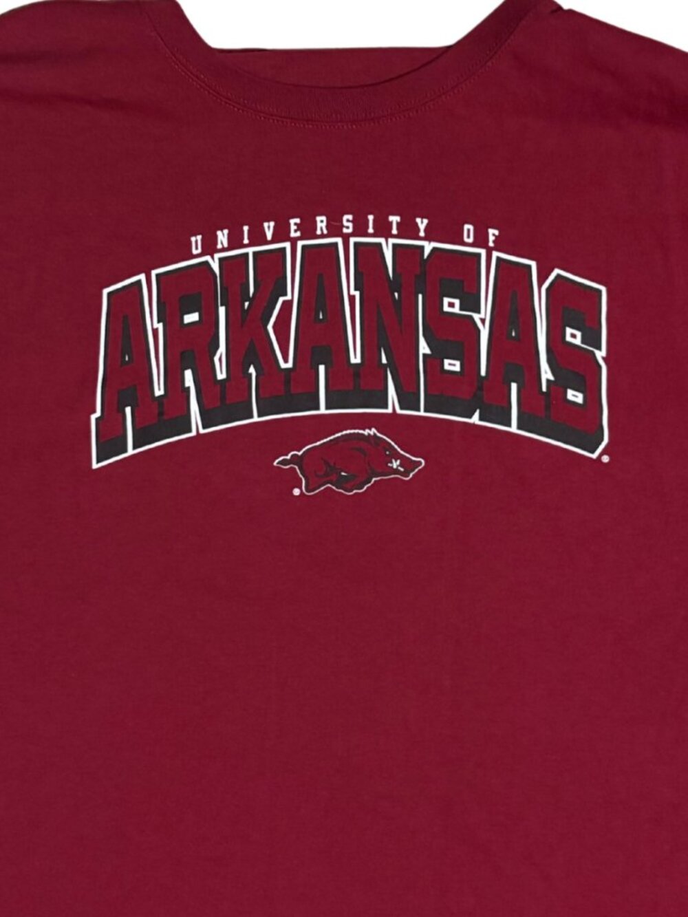 Arkansas Razorbacks Tee XL Red NCAA College Football Graphic T-Shirt